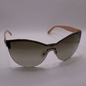 Versace MOD2144 Semi-Rimless Cat-Eye Browline Oversize Brown Sunglasses